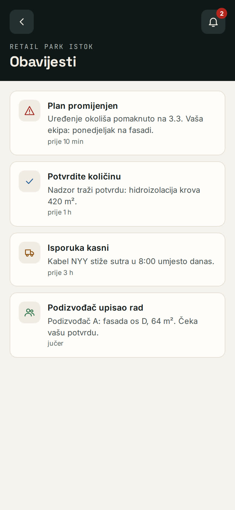 Obavijesti